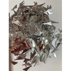 PLEKSİ PAYET OYA PULU gümüş KOD551